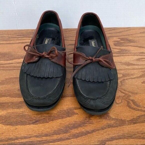 Vintage Timberland leather Loafers 10 vibram sole - Picture 2 of 8